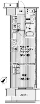 エスティメゾン豊洲レジデンス C-306 間取り図