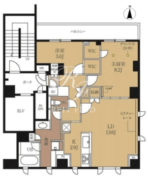 GTスクエア 501 間取り図