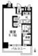 レジディア代々木2 207 間取り図