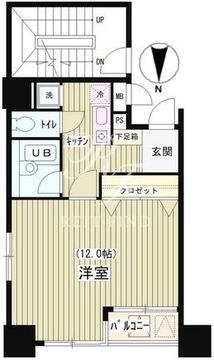 アクアコート 501 間取り図