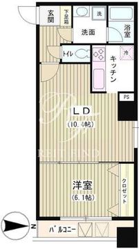 アクアコート 1004 間取り図