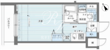 レジディア銀座東 1304 間取り図