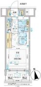 エスタート品川南大井 205 間取り図