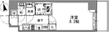 エスレジデンス浅草 704 間取り図