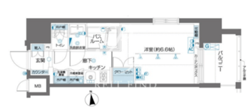 ズーム品川南 1305 間取り図