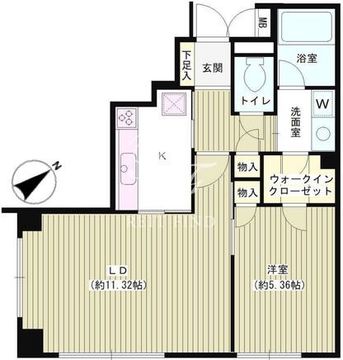 エスペランサ南青山 102 間取り図