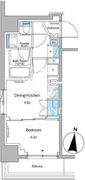 ブラウ菊川プレイス 301 間取り図 ?>
