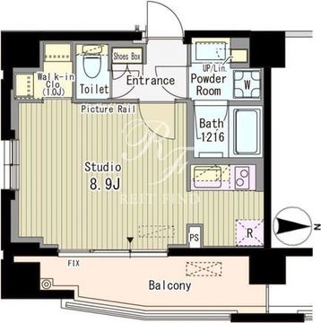 ルーエ渋谷神山町 403 間取り図