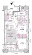 オーパスレジデンス銀座イースト 201 間取り図