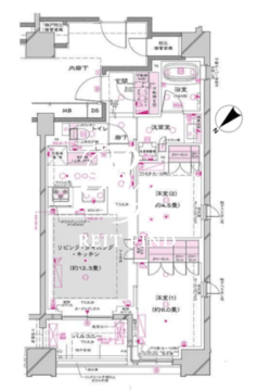オーパスレジデンス銀座イースト 704 間取り図