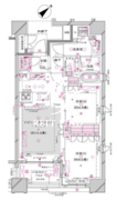 オーパスレジデンス銀座イースト 1101 間取り図