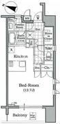 レジディア文京本駒込 1304 間取り図