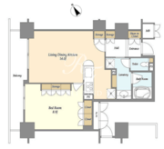 ラサンテ五反田 306 間取り図