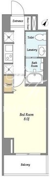 ラペルラ岩本町 703 間取り図