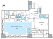 パークアクシス月島マチュアスタイル 703 間取り図
