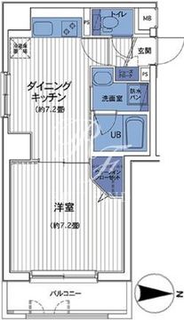 HF三田レジデンス2 1004 間取り図
