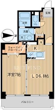 芝公園アパートメント 405 間取り図