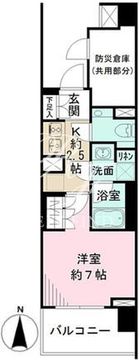 ザ・パークハウス上野池之端レジデンス 210 間取り図