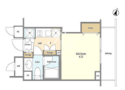 MG目黒駅前 302 間取り図