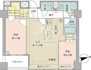 南青山マスターズハウス 502 間取り図