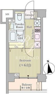 レジデンス高輪台 103 間取り図