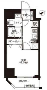 アーバネックス大森 604 間取り図