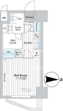 Ｌ・ＢＡＳＥ押上 N-102 間取り図
