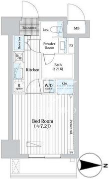 Ｌ・ＢＡＳＥ押上 N-103 間取り図