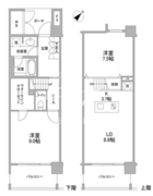 ラフィーヌ銀座 1112 間取り図