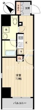 ラクラス月島 305 間取り図