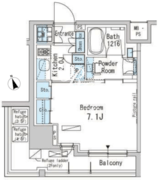 パークアクシス上野 201 間取り図
