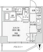 レジディア笹塚2 1010 間取り図