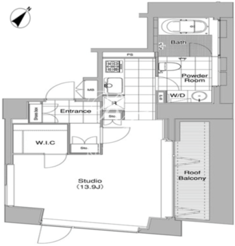 コンフォリア代官山青葉台 1001 間取り図
