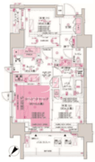ディームス大井町 1003 間取り図