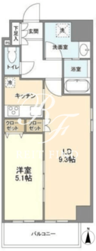 ブラウ本所一丁目 702 間取り図