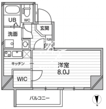レピュア錦糸町 703 間取り図
