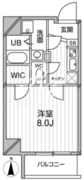 レピュア錦糸町 201 間取り図
