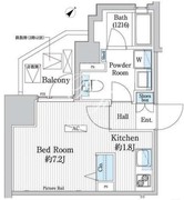 グランハイツ曙橋 901 間取り図