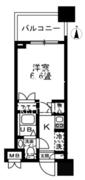 レジディア錦糸町 907 間取り図