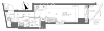 ズーム新宿夏目坂 701 間取り図