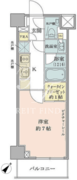 ザ・パークワンズ目黒不動前 517 間取り図