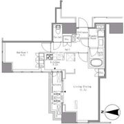 ホワイトタワー浜松町 2002 間取り図