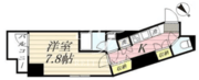 グランパセオ麻布十番 603 間取り図
