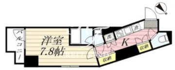 グランパセオ麻布十番 304 間取り図
