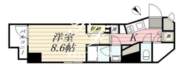 グランパセオ麻布十番 1204 間取り図 ?>