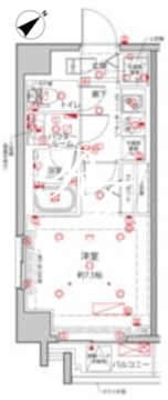 クレイシア浅草橋 701 間取り図
