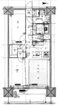 ライトテラス新宿御苑 1804 間取り図