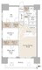 ライトテラス新宿御苑 1303 間取り図