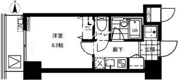 レジディア文京本郷2 406 間取り図