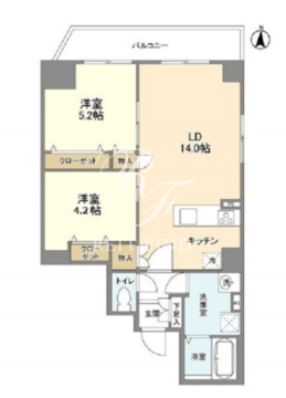ブラウ本所一丁目 803 間取り図